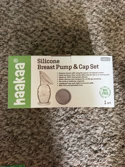 Haakaa Gen 2 Silicone Breast Pump & Cap Set