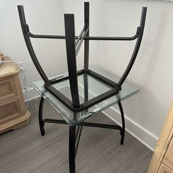Glass End Tables 