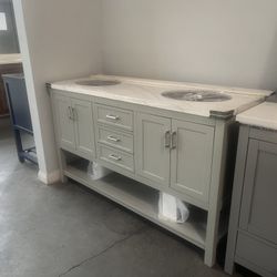 61" Bathroom Vanity- Open Box - $650