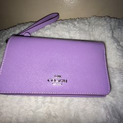 Coach Wristlet Wallet (Fits Up To An iPhone 11)