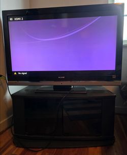 Sony Bravia TV with TV stand