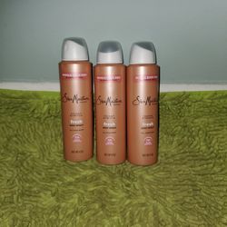 3 Shea Moisture Body Spray 4oz Coconut & Hibiscus Fresh
