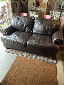 Leather Loveseat!