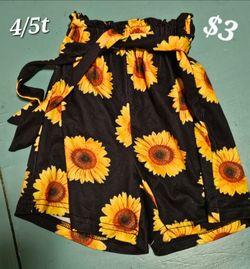 4/5t girls shorts