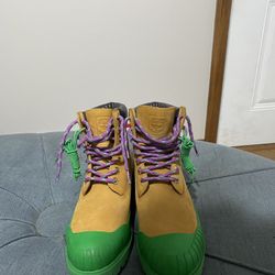 Timberland x Beeline Yellow And Green Boots