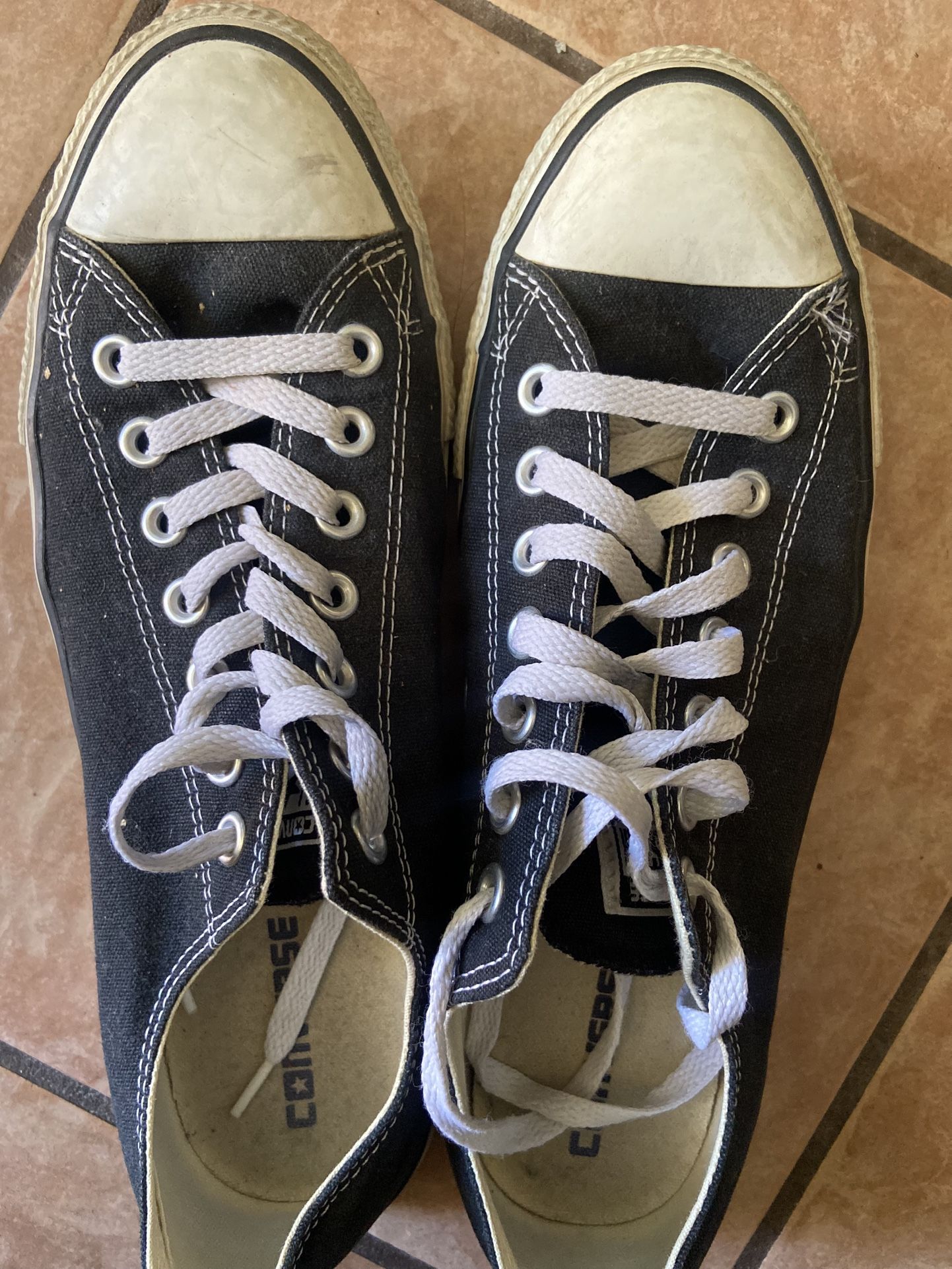Converse Size 9 Mens Black