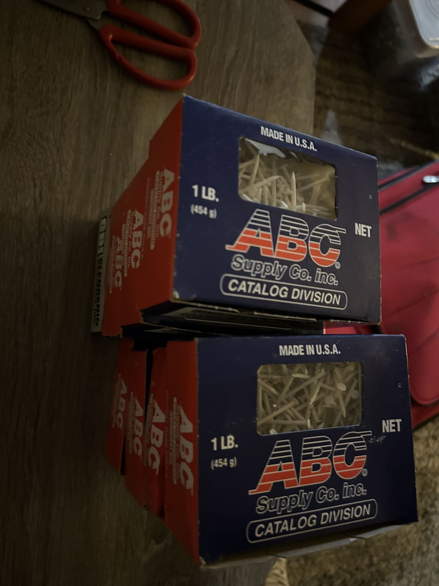 8 white trim nail box