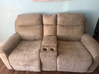 Reclining Loveseat & sofa  with Center Console