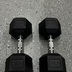 35lb Dumbbells Pair