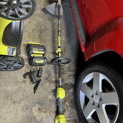 Ryobi Mower And Weed Eater Electric