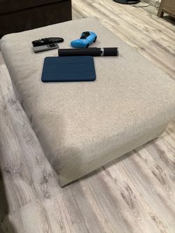 Large Upholstered Ottoman