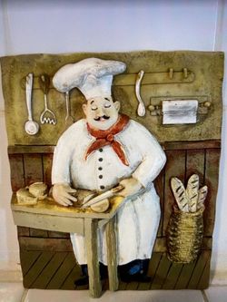 KITCHEN CHEF FRAME DECOR