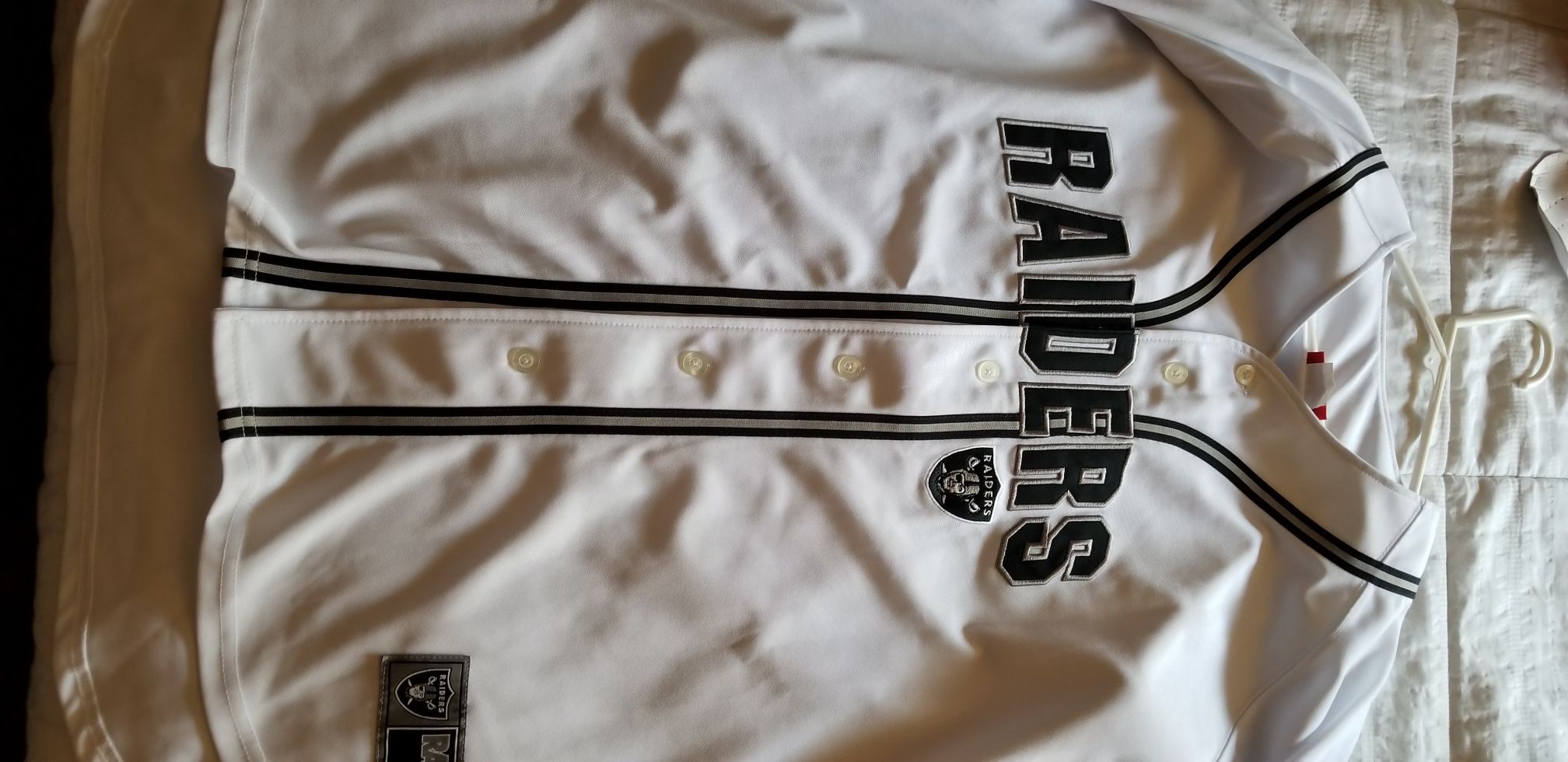 Las Vegas Raiders Licensed Baseball Jersey Size Medium Double Sided  Embroidered for Sale in Miramar, FL - OfferUp
