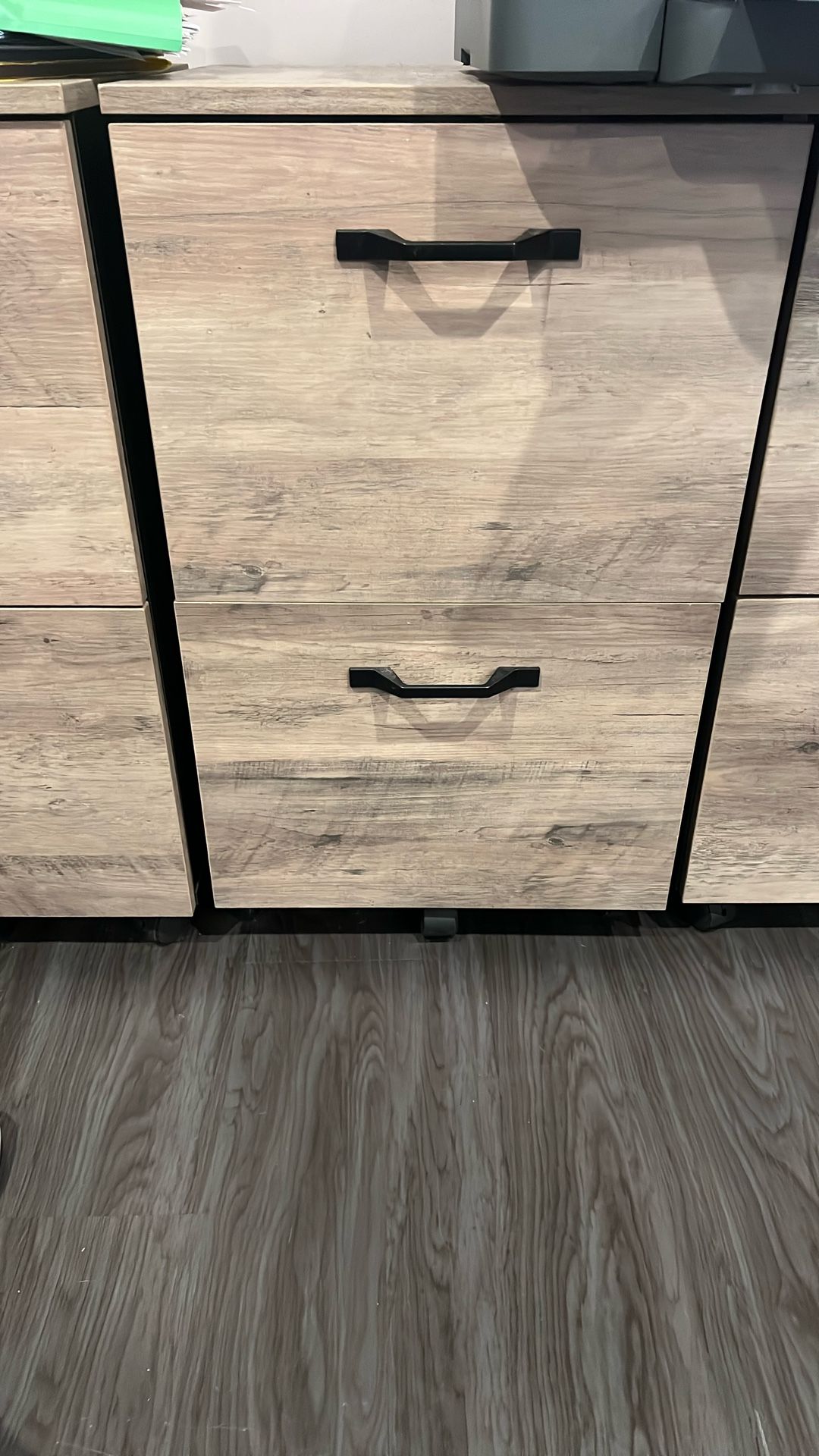 File Cabinet On Wheels Two Drawer 