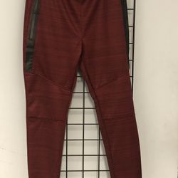 Weiv Jogger Trak Pant Burgundy Slim Fit Thick