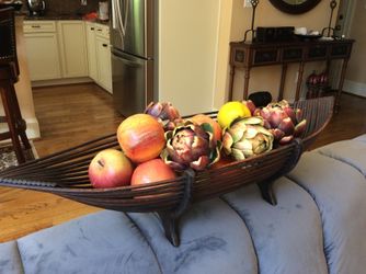 Artificial fruits with large beautiful basket!