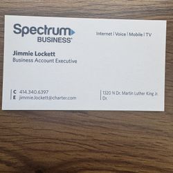 INTERNET, CABLE, & PHONE DEAL WITH SPECTRUM BUSINESS