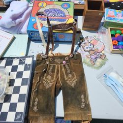 Toddler Size Leather Pants German Lederhosen
