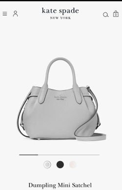 Kate Spade Dumpling Mini Satchel $329 Retail