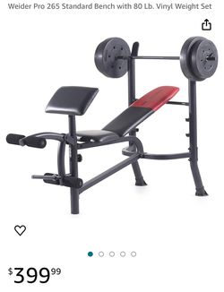 Weider Pro 265 bench