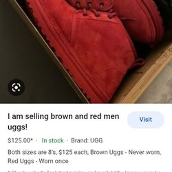 UGGs Boots For Men Size 10 