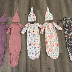 Long Sleeves Sleeper Gown 0-6 Months $45
