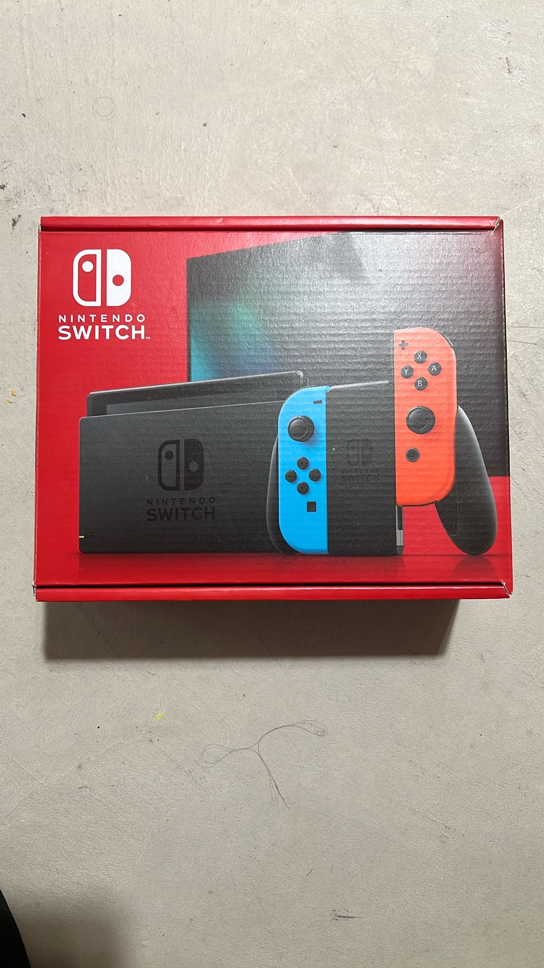 Brand New Nintendo Switch V2 Console (Neon Blue/Red) - Sealed & Unopened