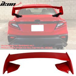 Fits 2022-2025 Subaru WRX 5th VB STI Style Rear Trunk Spoiler Painted #DCK Red 5PCS