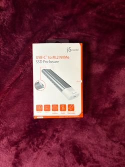 j5create USB-C to M.2 NVMe SSD Enclosure (Model JEE256)