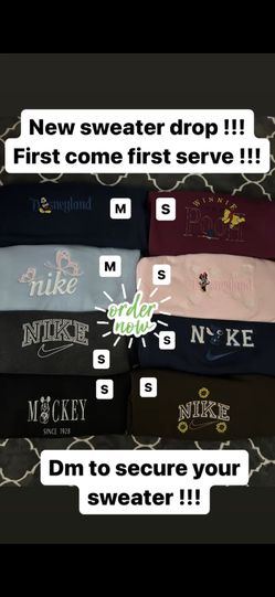 Custom Sweaters Available Now 