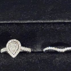Neil Lane Halo Engagement set 1/2 Ct