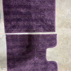 Decorative Bathroom Mats Set All 4 Pieces For $15