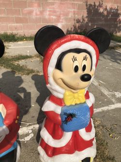  Vintage  Disney Christmas Blow Mold “Minnie “Price FIRM☑️☑️