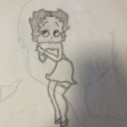 Betty Boop Drawing 