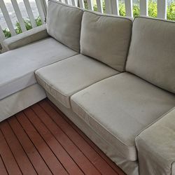 Light gray sectional