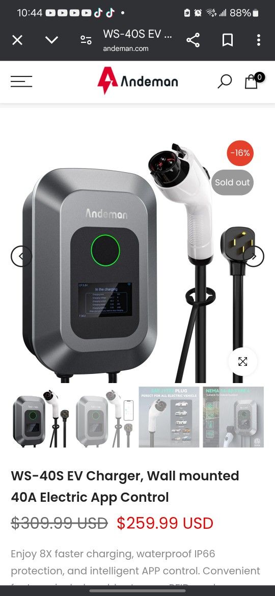 Universal EV Wall Charger