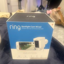 Ring Spotlight Wired Outdoor Cam
