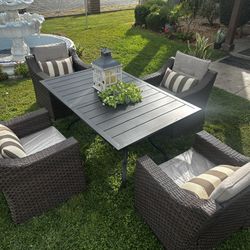 brand new patio table set in box
