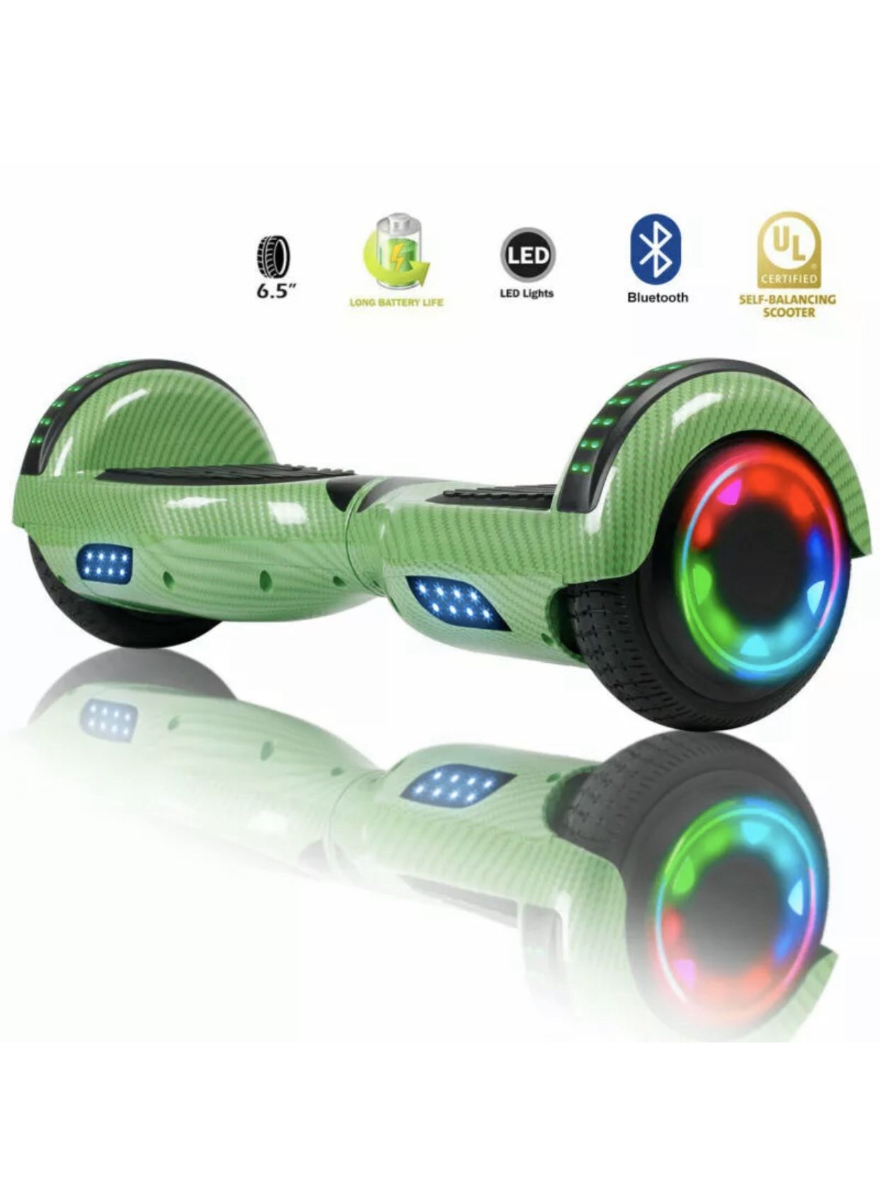 Bluetooth Hoverboard 6.5" 2Wheel Self Balancing Scooter