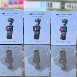 DJI OSMO POCKET 3 Creator Combo ((Take It Home In Payments/ llévatelo a casa en pagos) Only $10 Down 