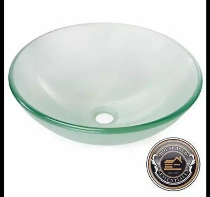 Frosted Glass Round Vessel Sink.... CHECK OUT MY PAGE FOR MORE ITEMS