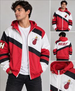 🔥 Miami Heat NBA Ultra Game Windbreaker Jacket – Men’s Size M – New with Tags