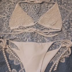 Bikini With Pearls