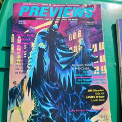 Comic Previews Book 1993
