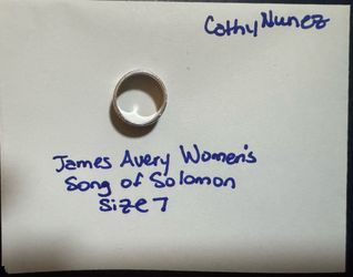 James Avery “Song of Solomon” women’s Size 7 Ring