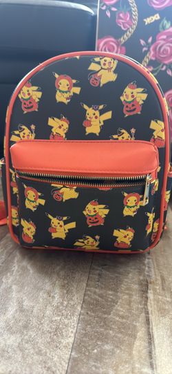 Halloween Pikachu Mini Backpack