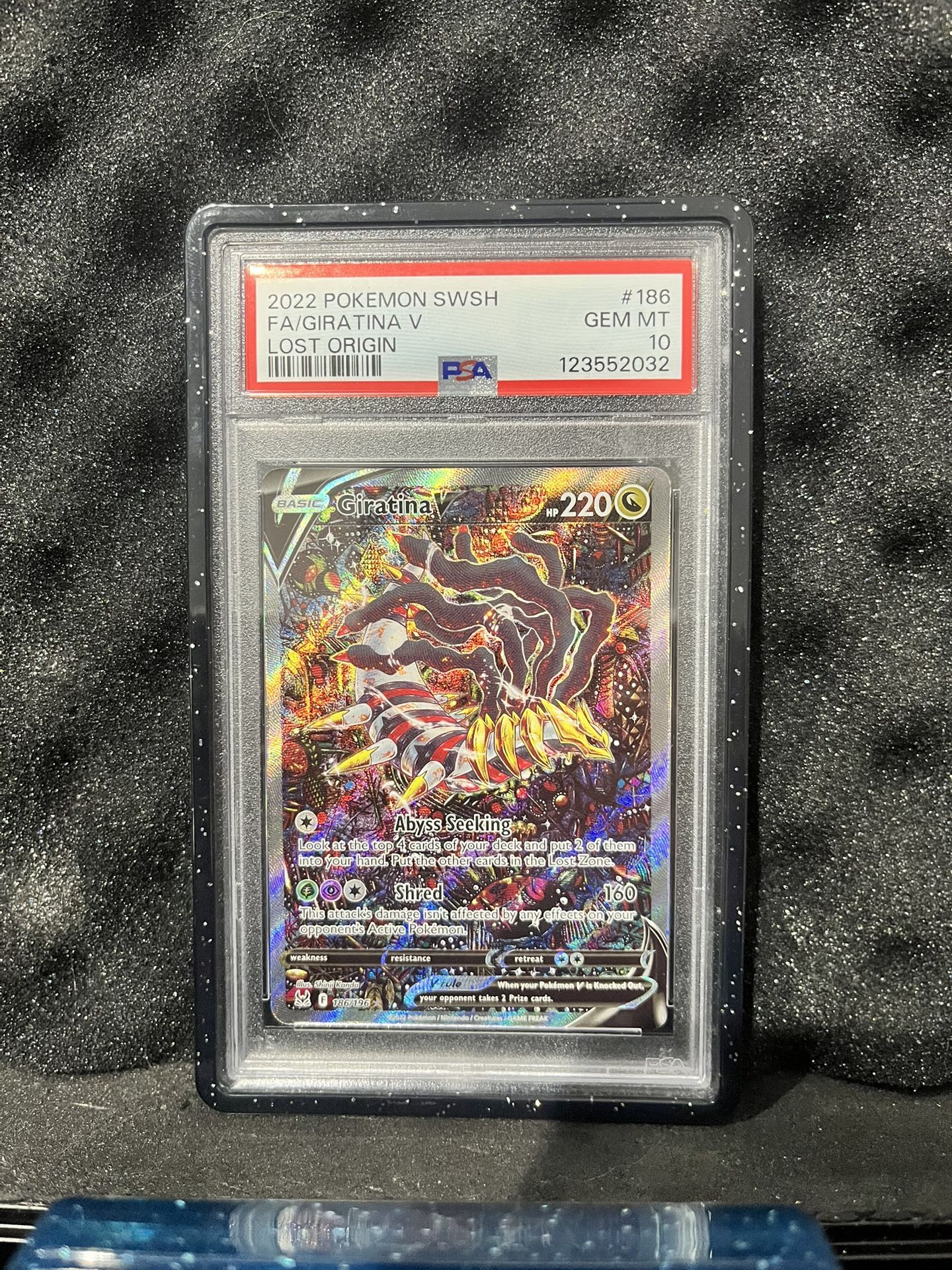 PSA 10 Giratina V Alt 186