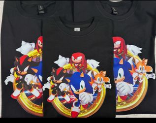 Sonic custom t shirt