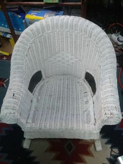 Wicker rocker
