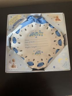 Ceramic Plate Newborn Baby
